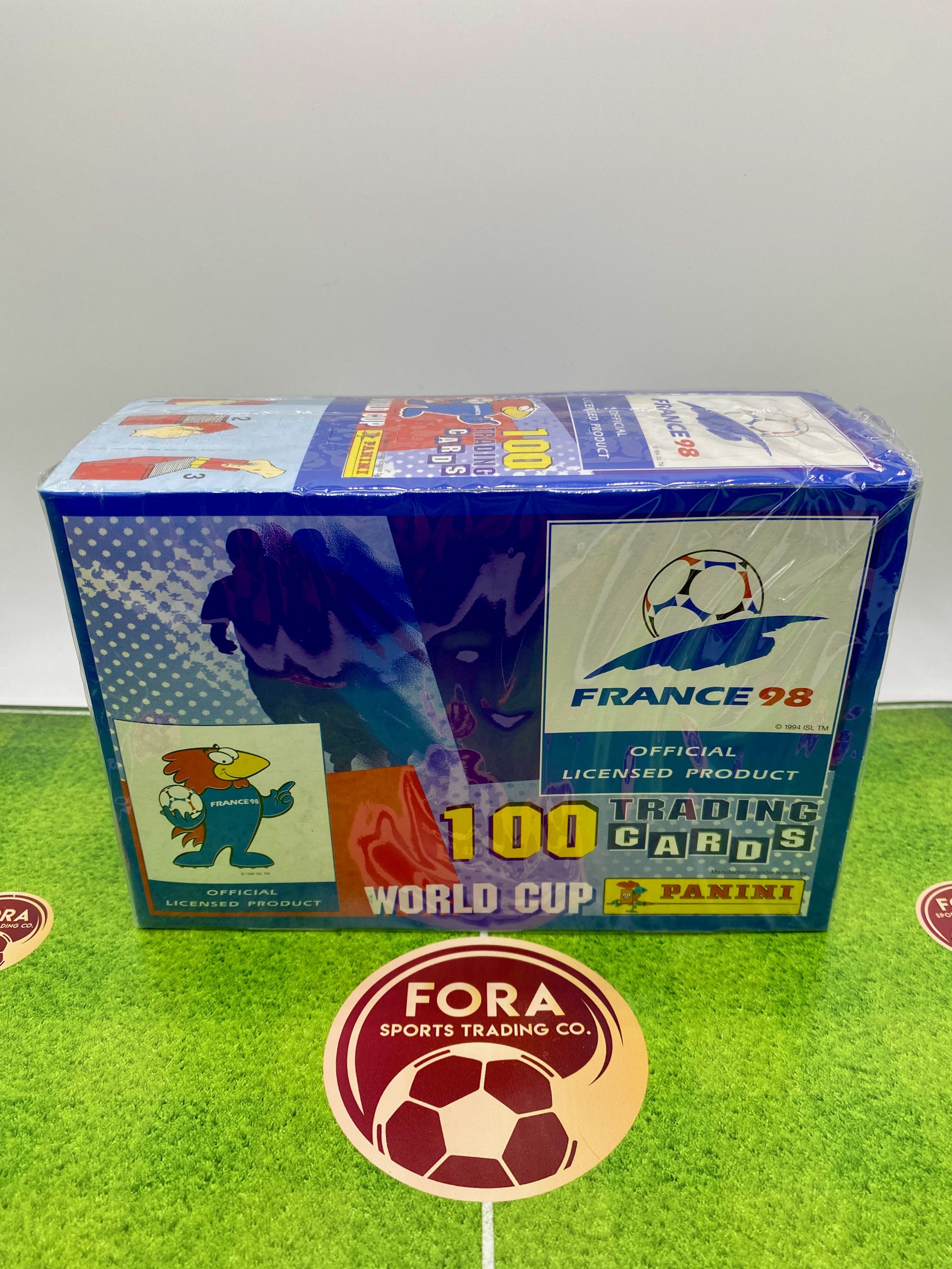 PANINI FRANCE 98 WORLD CUP TRADING CARD BOX