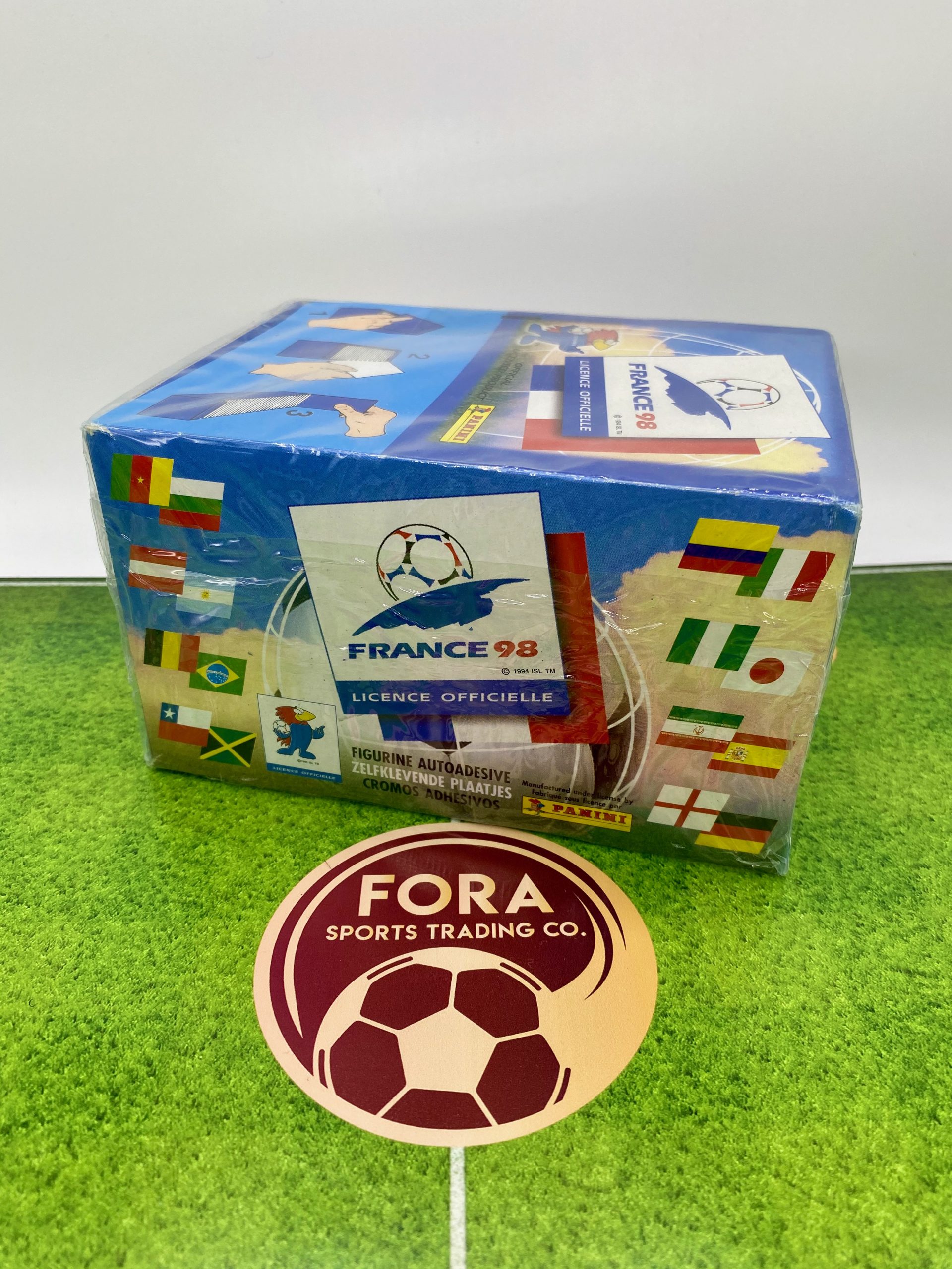 FRANCE 98 PANINI WORLD CUP STICKER BOX